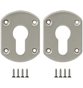 Накладка на цилиндр ESC.C+C/OV.set (ESC031) SN мат.никель (2шт.)