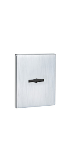 Накладка на сувальдный замок ESC.S-auto.TRG/K.486 с авт. шторками SSC-16 сатинированный хром (1 шт) | Сталь