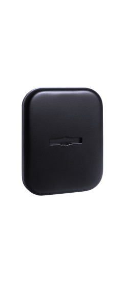 Накладка на сувальдный замок ESC.S-auto.TRD/K.486-S с авт.шторками BL-24 черный (1шт.) | Сталь с нейлоновым основанием