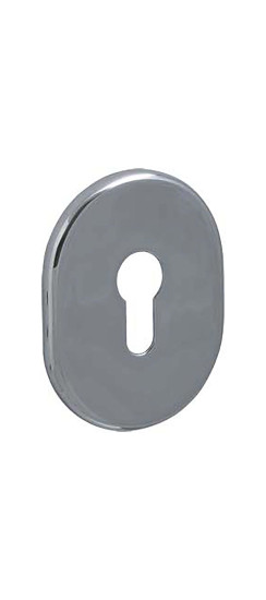 Накладка на цилиндр ESC.C.SF/OV.473 (ESC 473) СР хром | Сталь с нейлоновым основанием