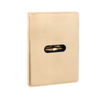 Накладка на сувальдный замок ESC.S-auto.RL/K.486 (ESC 486-S.auto RL) SSG сатинированное золото (1шт)