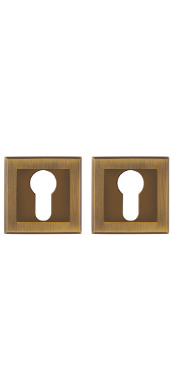 Накладка под цилиндр ET.K.QL52 (ET QL) CF-17 кофе | ZAMAK