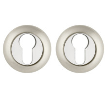 Накладка под цилиндр ET.R.JR54 (ET JR) SN/CP-3 матовый никель/хром