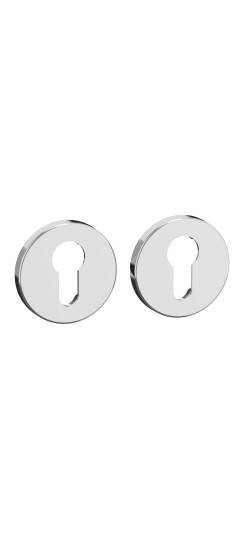 Накладка под цилиндр ET.R.EST.R52 CP-8 хром | ZAMAK