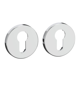 Накладка под цилиндр ET.R.EST.R52 CP-8 хром