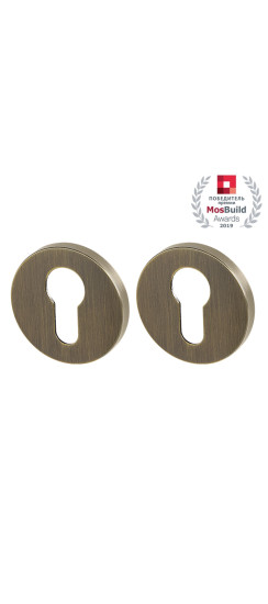 Накладка под цилиндр ET.R.URS52 (ET URS) AB-7 бронза | ZAMAK