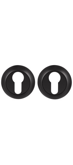 Накладка под цилиндр ET.R.JR54 (ET JR) BL-24 черный | Алюминий