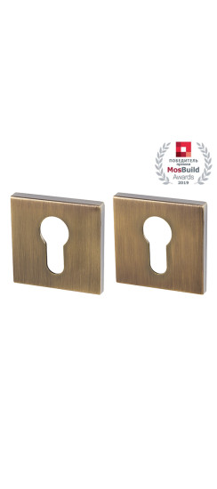 Накладка под цилиндр ET.K.USS52 (ET USS) AB-7 бронза | ZAMAK