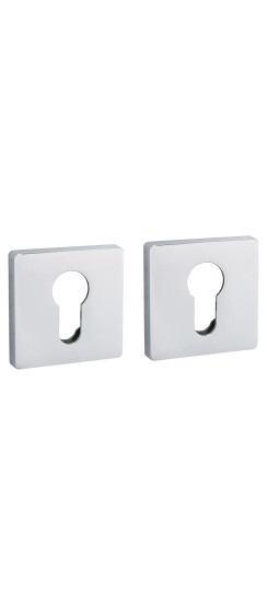 Накладка под цилиндр ET.K.SL52 (ET SL) CP-8 хром | ZAMAK