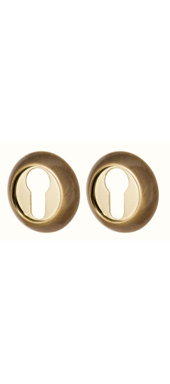 Накладка под цилиндр ET.R.LD54 (ET-1) AB/GP-7 бронза/золото | ZAMAK