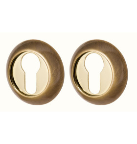 Накладка под цилиндр ET.R.LD54 (ET-1) AB/GP-7 бронза/золото