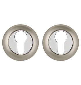 Накладка под цилиндр ET.R.TL54 (ET TL) SN/CP-3 матовый никель/хром