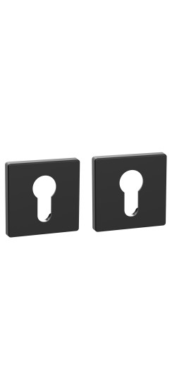 Накладка под цилиндр ET.K.SL52 (ET SL) BL-24 черный | ZAMAK