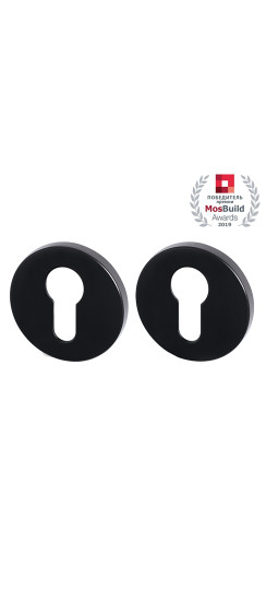 Накладка под цилиндр ET.R.URS52 (ET URS) BL-26 черный | ZAMAK