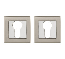 Накладка под цилиндр ET.K.QL52 (ET QL) SN/CP-3 матовый никель/хром