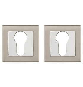 Накладка под цилиндр ET.K.QL52 (ET QL) SN/CP-3 матовый никель/хром