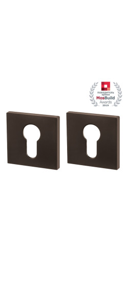 Накладка под цилиндр ET.K.USS52 (ET USS) BPVD-77 вороненый никель | ZAMAK