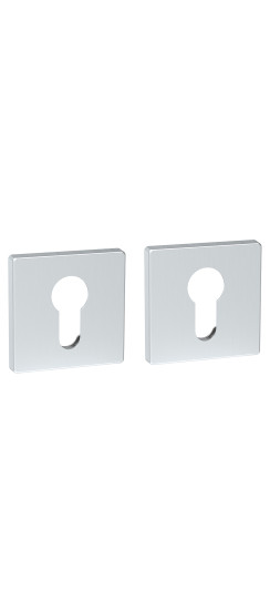 Накладка под цилиндр ET.K.SL52 (ET SL) SSC-16 сатинированный хром | ZAMAK