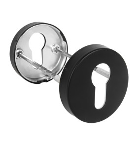 Накладка под цилиндр ET.R.DSS201-02 (DSS-02-ET) (INOX 201) BLACK