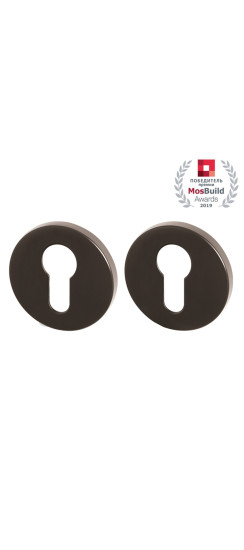 Накладка под цилиндр ET.R.URS52 (ET URS) BPVD-77 вороненый никель | ZAMAK