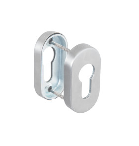 Накладка под цилиндр ET.R.DSS201-02P (DSS-02P-ET) INOX 201 (овальное основание)