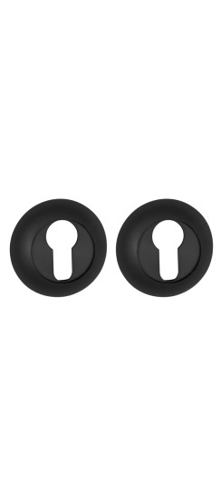 Накладка под цилиндр ET.R.TL54 (ET TL) BL-24 черный | ZAMAK