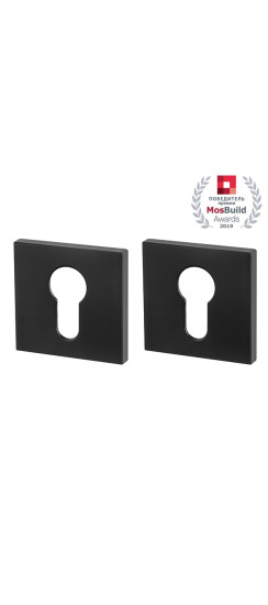 Накладка под цилиндр ET.K.USS52 (ET USS) BL-26 черный | ZAMAK