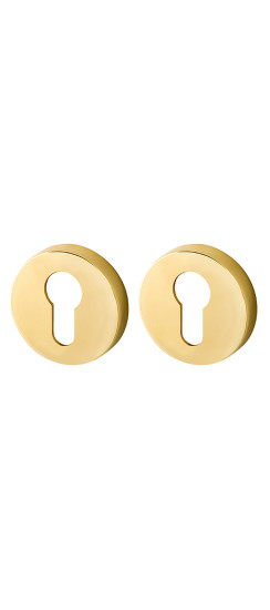 Накладка под цилиндр ET.R.URB52 (ET URB) GOLD-24 золото 24К | ZAMAK