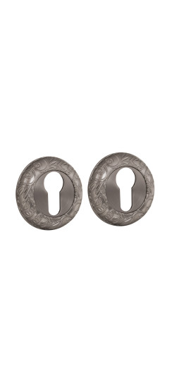 Накладка под цилиндр ET.R.SM58 (ET SM) AS-3 античное серебро | ZAMAK