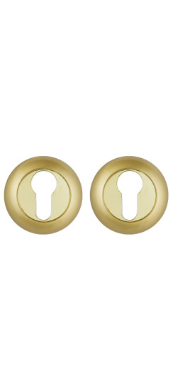 Накладка под цилиндр ET.R.TL54 (ET TL) SG/GP-4 матовое золото/золото | ZAMAK