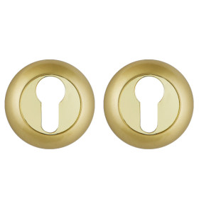 Накладка под цилиндр ET.R.TL54 (ET TL) SG/GP-4 матовое золото/золото