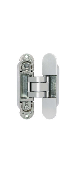 E30200.92.34 (мат. хром) петля ECLIPSE 2.1 (4 накладки в комплекте), 60 кг. | ZAMAK, 130x30x27