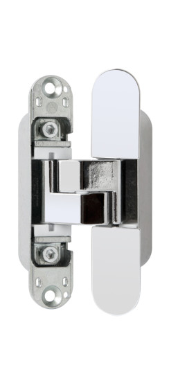 E30200.02.34 (мат. хром) петля ECLIPSE 3.0 (4 накладки в комплекте) | ZAMAK, 114,8x22,8x27