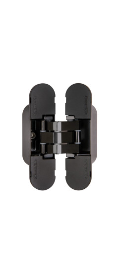 Петля скрытой установки U3D4000 BL (9540UN3D) черный | ZAMAK, 94,8x23,3x32