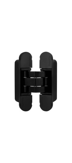 Петля скрытой установки U3D7000 BL (12060UN3D) черный TECH | ZAMAK, 120x27x34,7