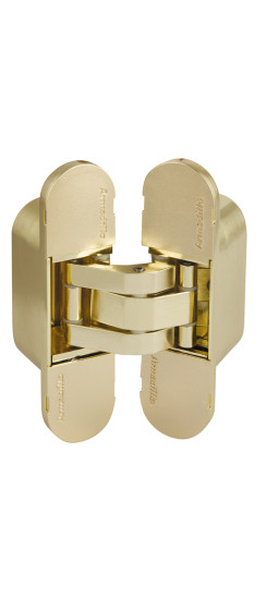 Петля скрытой установки U3D6000 SG (11160UN3D) мат. золото | ZAMAK, 111,3x28,9x34