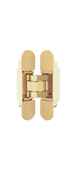 Петля скрытой установки U3D3000.VPG FSG флор. золото TECH | ZAMAK, 115х23х27