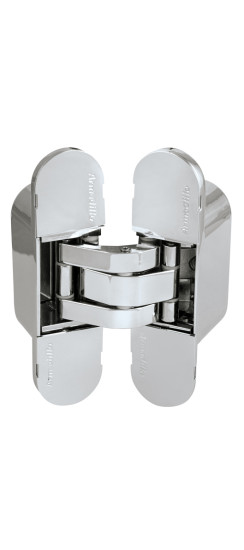 Петля скрытой установки U3D6000 CP (11160UN3D) хром | ZAMAK, 111,3x28,9x34