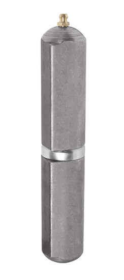 Петля приварная D32x180SM с масленкой | Сталь, 180x32 мм