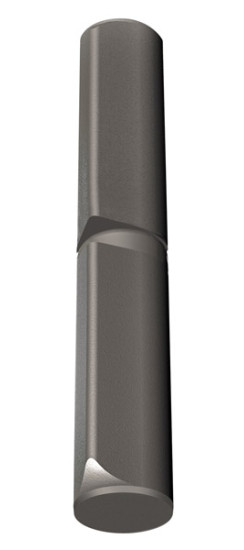 Петля приварная D20x140S (с фаской) | Сталь, 141x20 мм