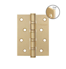 Петля универсальная HEAVY IN4400U SSG (сатинированное золото) 100х75х3 мм