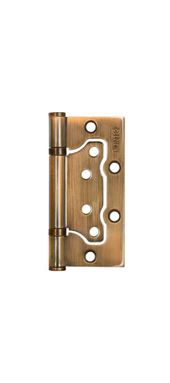 Петля универсальная без врезки IN4200W CFB (200-2B 100x2,5) кофе глянец | Сталь, 100х76,5х2,5 мм