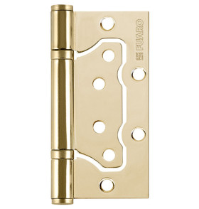 Петля универсальная без врезки IN4500W-BL PB (500-2BB/BL 100x2,5) латунь БЛИСТЕР