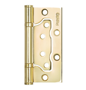 Петля универсальная без врезки IN4200W-HD PB (200-2B/HD 100x2,5) латунь