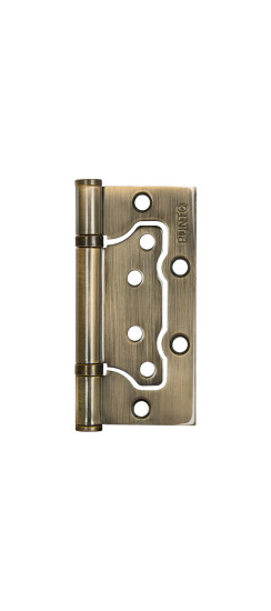 Петля универсальная без врезки IN4200W AB (200-2B 100x2,5) бронза | Сталь, 100х76,5х2,5 мм