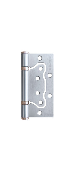 Петля универсальная без врезки IN4500W-BL WP (500-2BB/BL 100x2,5) белый жемчуг БЛИСТЕР | Сталь, 100x51x2,5 мм