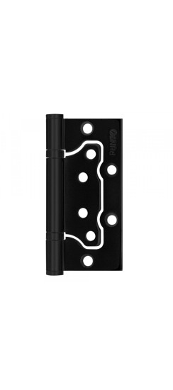 Петля универсальная без врезки IN4200W BL (200-2B 100x2,5) черный | Сталь, 100х76,5х2,5 мм