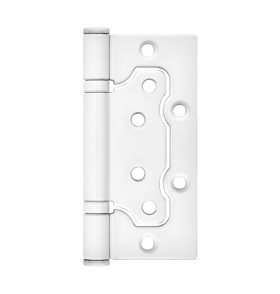 Петля без врезки (Петля бабочка ПБ) белая ПОДВЕС