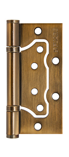 Петля универсальная без врезки IN4500W-BL CFB (500-2BB/BL 100x2,5) кофе глянец БЛИСТЕР | Сталь, 100x51x2,5 мм