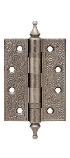 Петля универсальная Castillo CL 500-A4 102x76x3,5 AS Античное серебро | Латунь, 102x76x3,5 мм